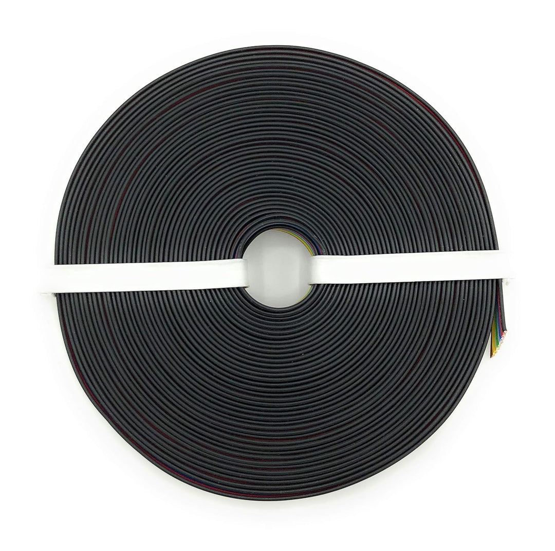 BELI-BECO L825/10 Kabel - Kupferlitze 8 x 0,25 mm² - Flachleitung 8-adrig - 8-Farben: Schwarz, Rot,