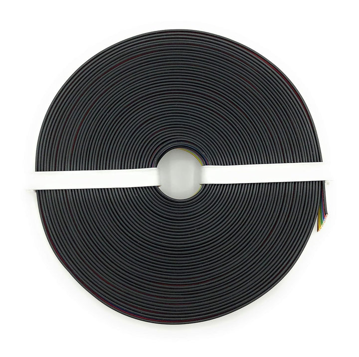 BELI-BECO L825/10 Kabel - Kupferlitze 8 x 0,25 mm² - Flachleitung 8-adrig - 8-Farben: Schwarz, Rot,