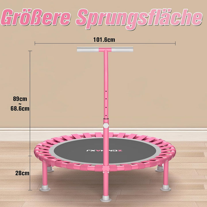 Faltbares Mini-Trampolin, 101,6 cm, Rebounder-Trampolin für Erwachsene und Kinder, 204 kg Kapazität