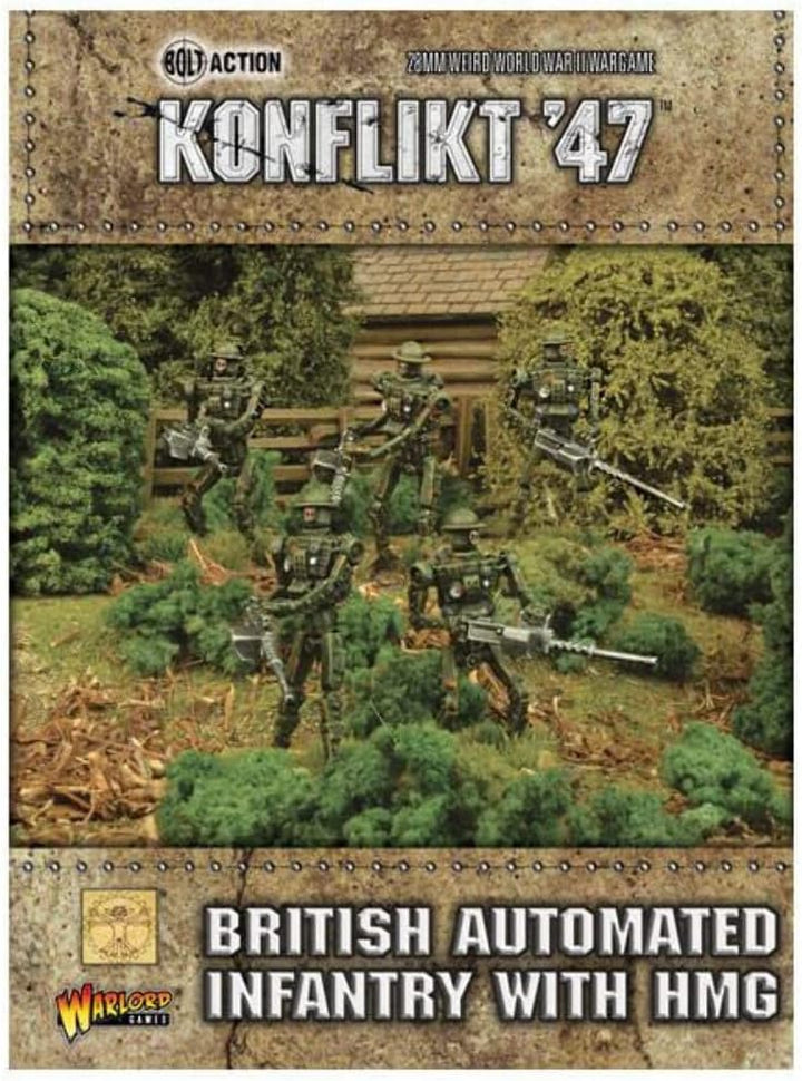 Konflikt '47: British Automated Infantry with HMG