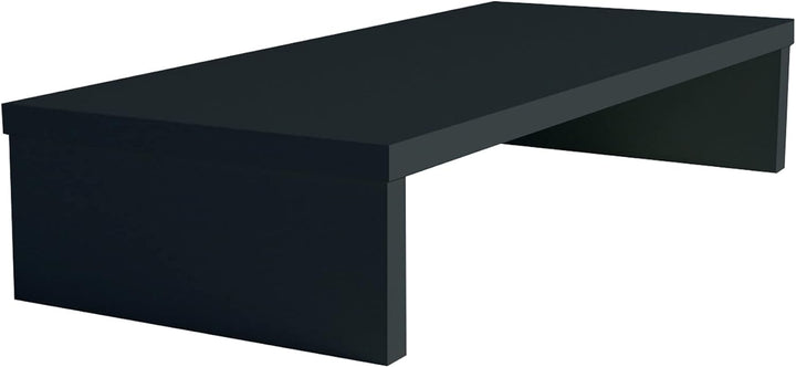 Henor Monitorständer TV-Bildschirmerhöhung in FSC® Holz 62 x 26.5 x 12 cm. Unterstützt 50 kg Graphit