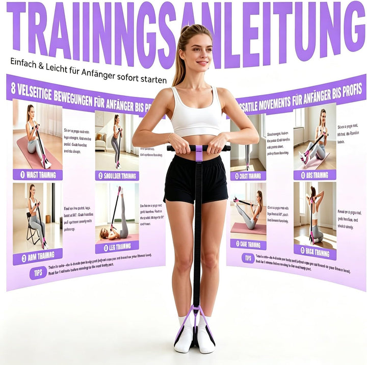 Neues Modell Bauchtrainer, Bruchfest Fusspedal Trainer, Bauchtrainer für Zuhause Maximale Belastbark