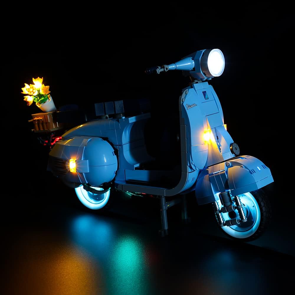 Kyglaring Led Licht Kompatibel mit Lego Vespa 125 10298 Bausteine, Fernbedienungs Beleuchtungszubehö
