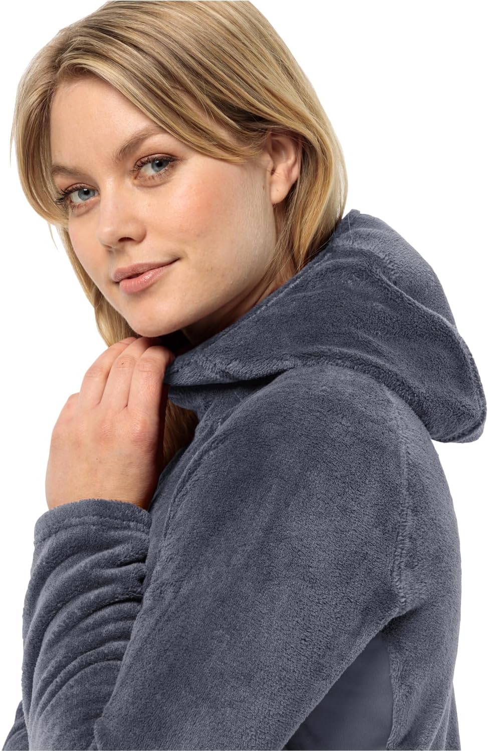 Jack Wolfskin Damen Rotwand Hooded Fz W Jacket, Dolphin