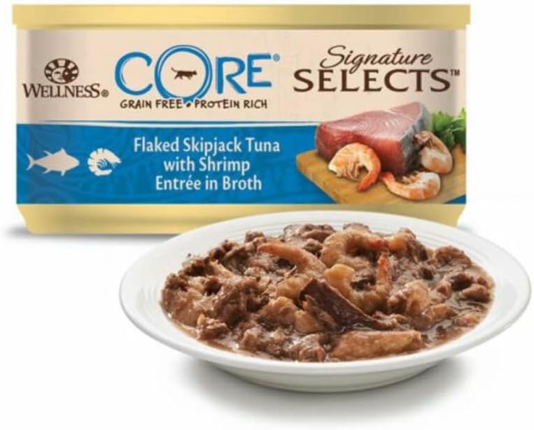 Wellness CORE Signature Selects, Katzenfutter nass in Brühe, getreidefrei, hoher Fleischanteil, Flak