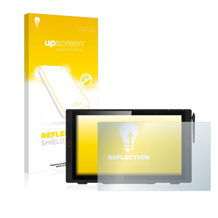 upscreen Entspiegelungs-Schutzfolie für XP-Pen Artist 24 Pro Displayschutz-Folie Matt [Anti-Reflex,