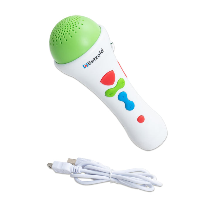 Betzold - Kindermikrofon mit Aufnahmefunktion - Karaoke Mikrofon Musik-Spielzeug Nocolor, Nocolor