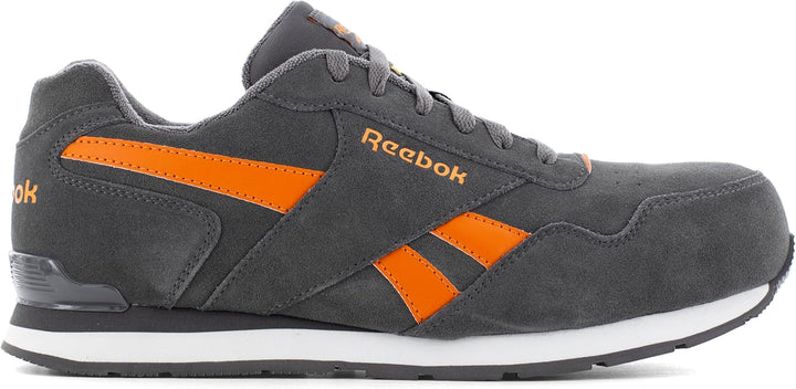 Reebok Herren Royal Glide Sneaker 36 EU Gris Orange, 36 EU Gris Orange