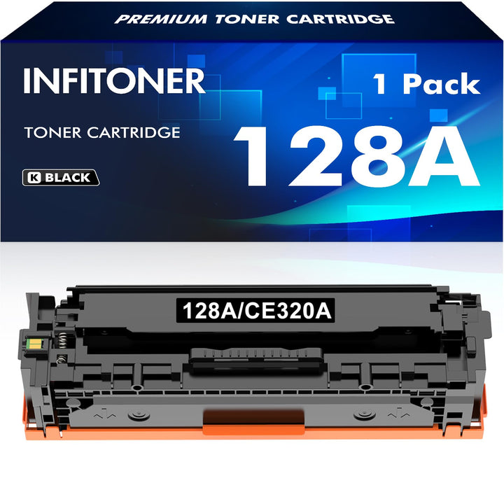 128A CE320A Toner Kompatibel für HP 128A Schwarz CE320A Laserjet Pro CM1415FN Color MFP CP1525N CP15