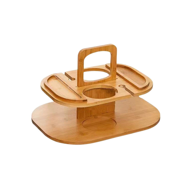Weintisch im Freien Tragbarer Outdoor Weintisch Mini Klapptisch für Aussenbereich Klappbarer Picknic