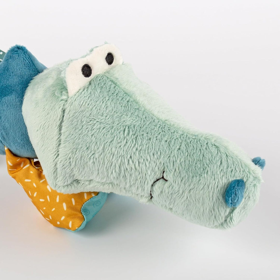 Sigikid 43234 Patchwork Stofftier, Mehrfarbig/Krokodil