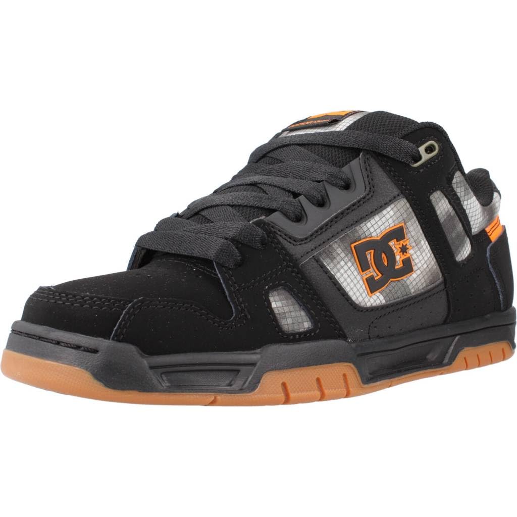 DC Shoes Herren Stag Sneaker 38 EU Black Orange, 38 EU Black Orange