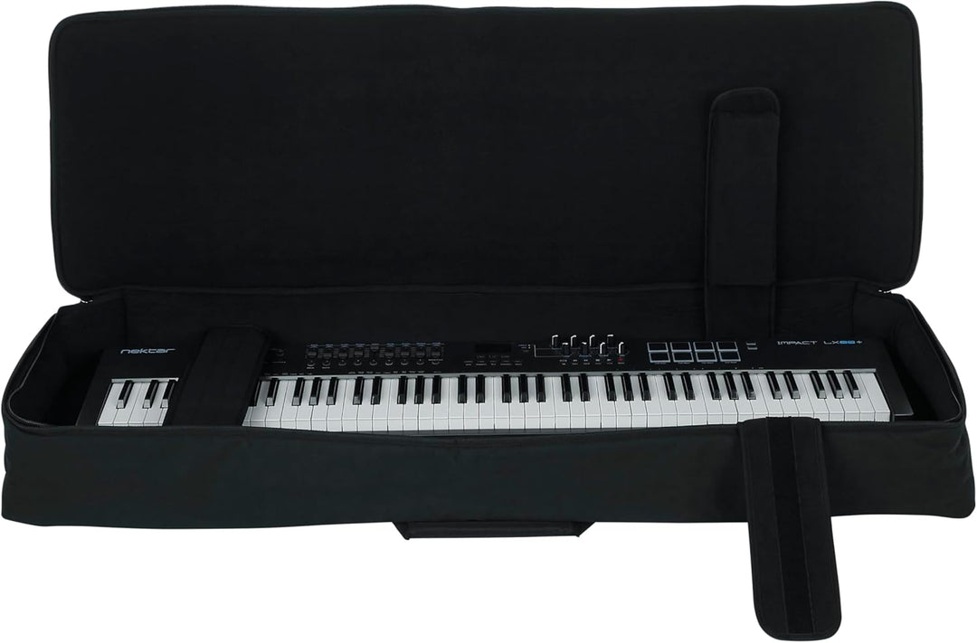 Gator Cases GKB Serie gepolsterte Keyboard-Gigbag für Keyboards mit 88 Tasten (GKB-88), Schwarz 88 S