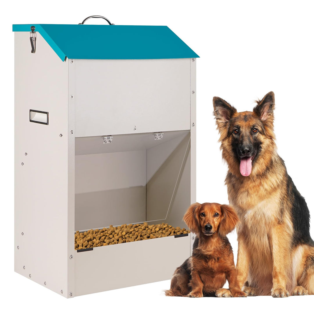 Automatischer Futterspender für Grosse Hunde, Futterspender für Hunde Grosser Rassen, 50lbs Futtersp