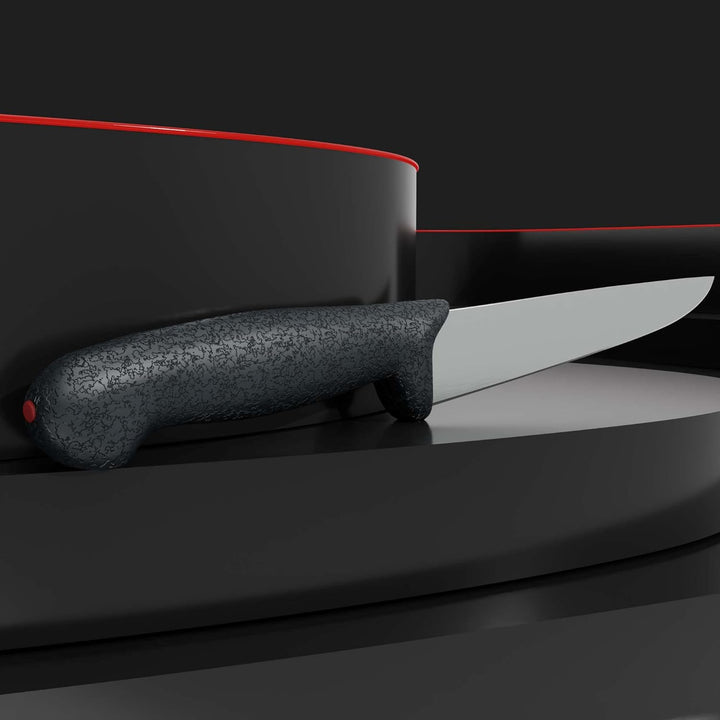 Giesser seit 1776 - Made in Germany - Stechmesser rutschfest PrimeLine, Klinge 21 cm, schwarz, schar