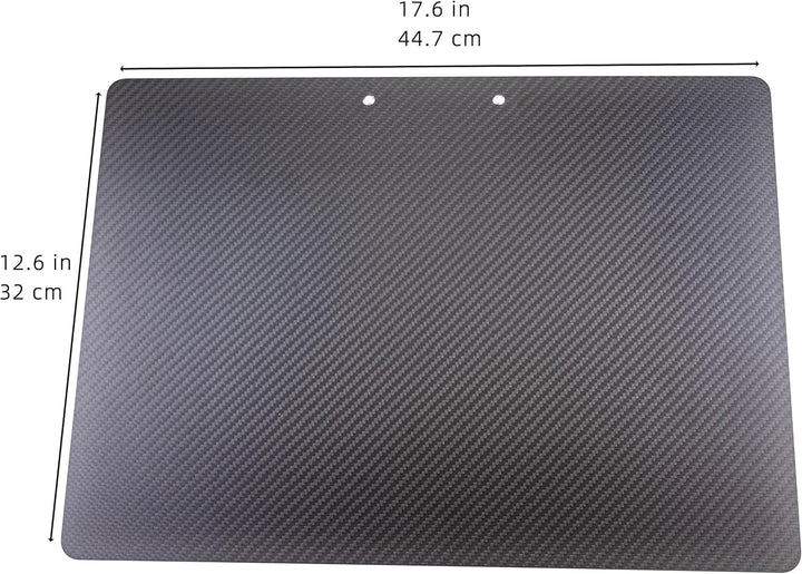 Echtes 3K-Kohlefaser-Klemmbrett, Ultraleicht,Robust und tragbar,1.5 mm Dicke, schwarz, geeignet für