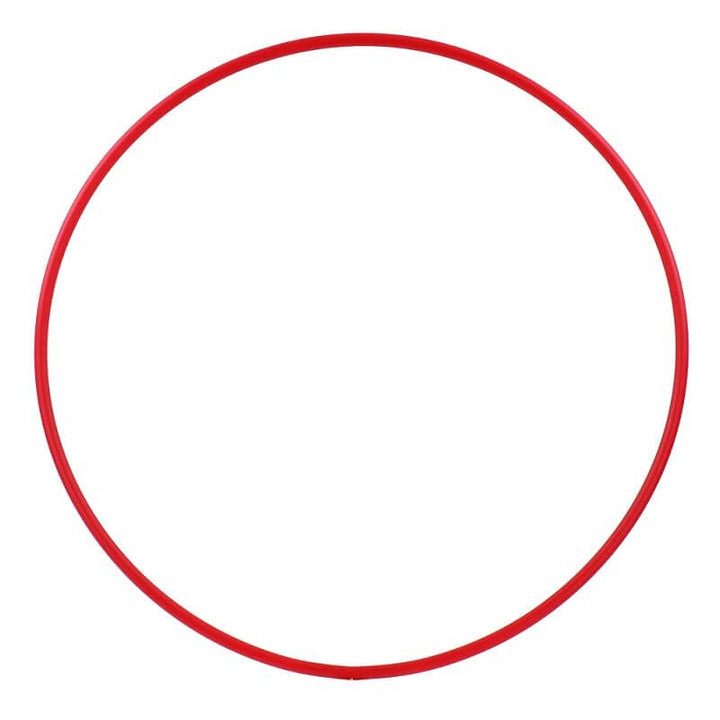 HOOPOMANIA Hula Hoop Rohling 16mm [Ø60/70/80/90/100cm - HDPE] – Hula Hoop selbst gestalten Rot Ø90cm