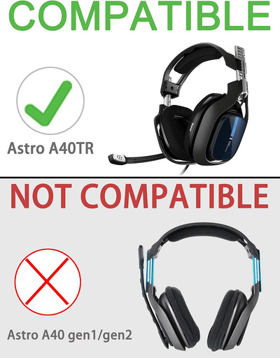 A40 TR Mod Kit – defean Ersatz-Ohrpolster und Kopfband, kompatibel mit Astro Gaming A40 TR Headset,