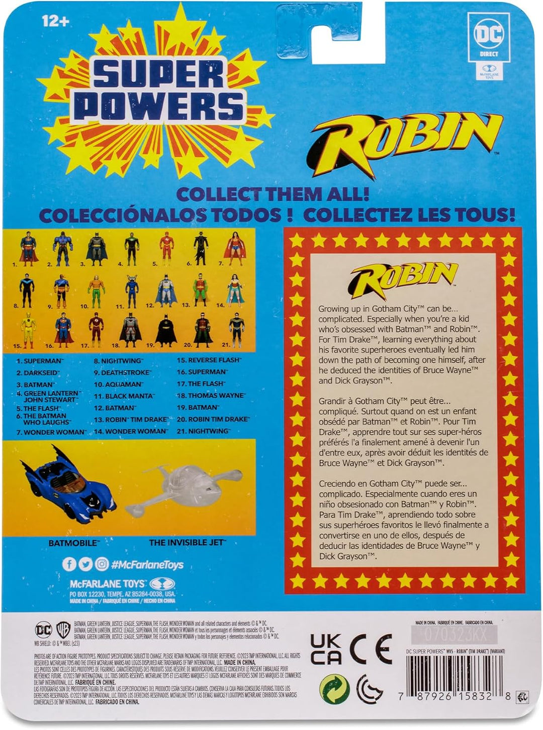 McFarlane - DC Direct - Super Powers 5 Figures Wave 5 - Robin (Tim Drake)(Variant) Modern, Modern