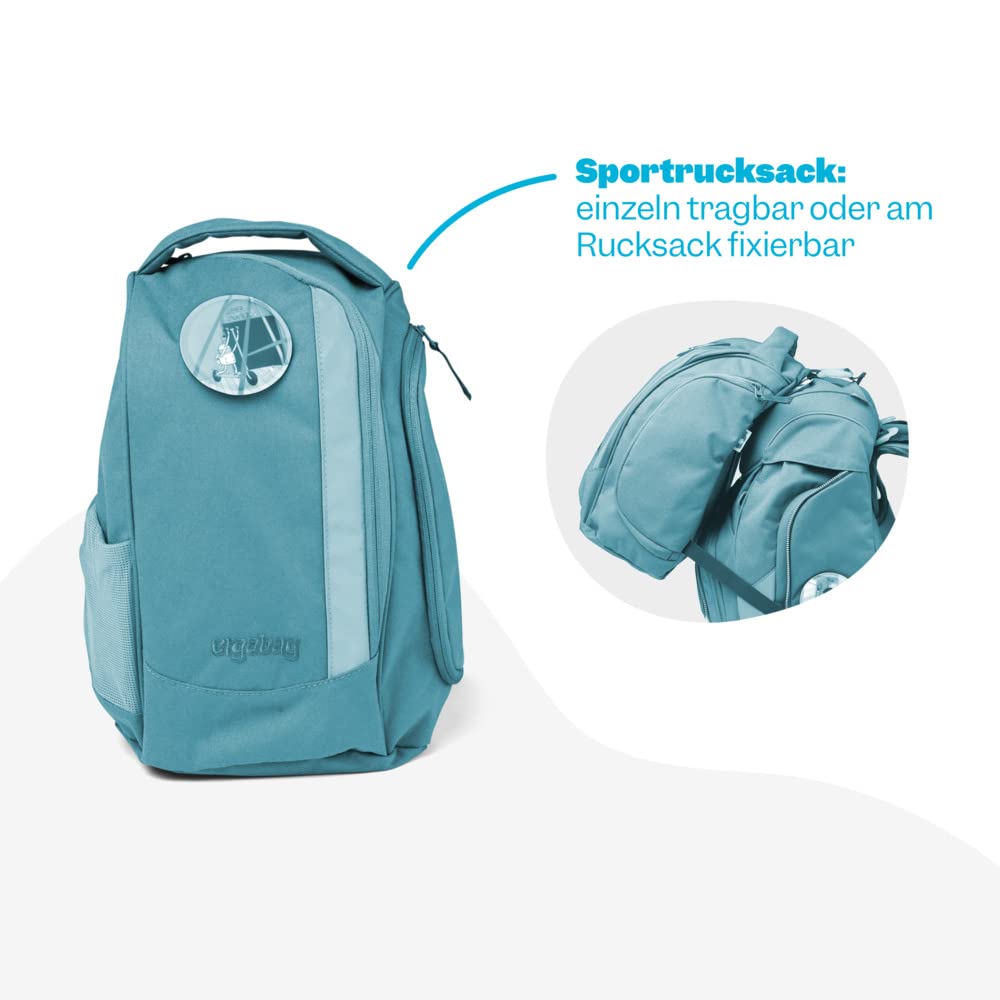 Ergobag Pack Küss Den Bär Schulrucksack Set 6tlg, Rot