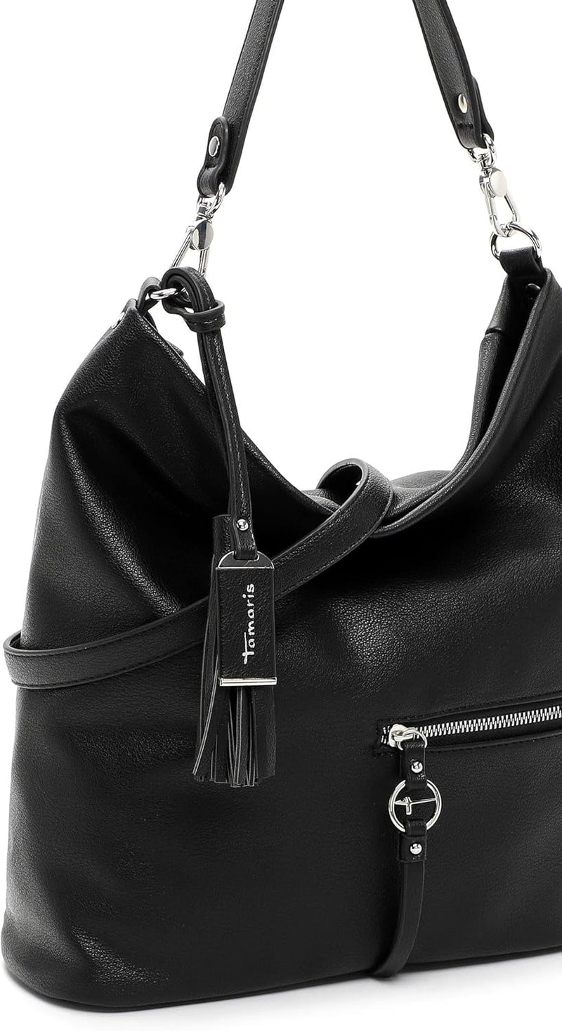 Tamaris Beutel TAS Nele 32802 Damen Handtaschen Uni Einheitsgrösse Black 100, Einheitsgrösse Black 1