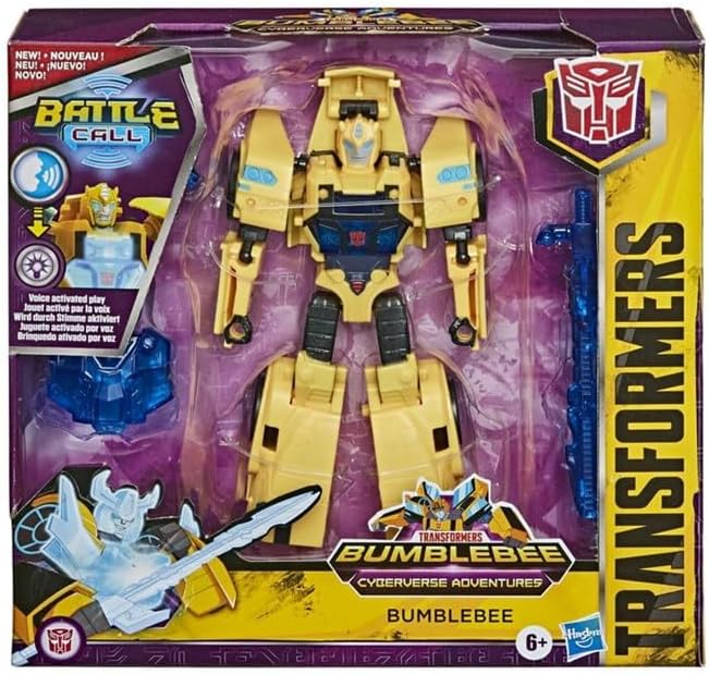 Transformers E8373 Bumblebee Cyberverse Adventures Battle Call Trooper-Klasse Bumblebee Action-Figur