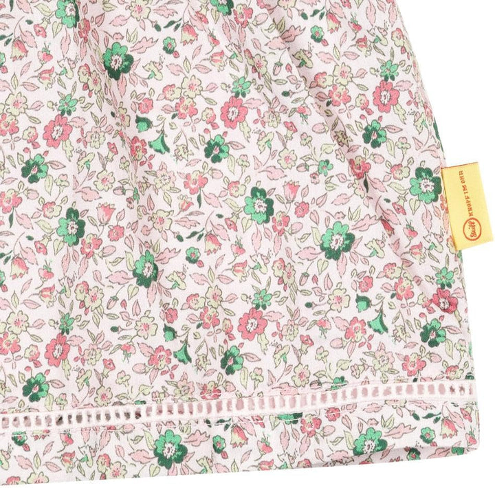 Steiff Mädchen Rüschen Blumenmuster Kleid 110 Barely Pink, 110 Barely Pink