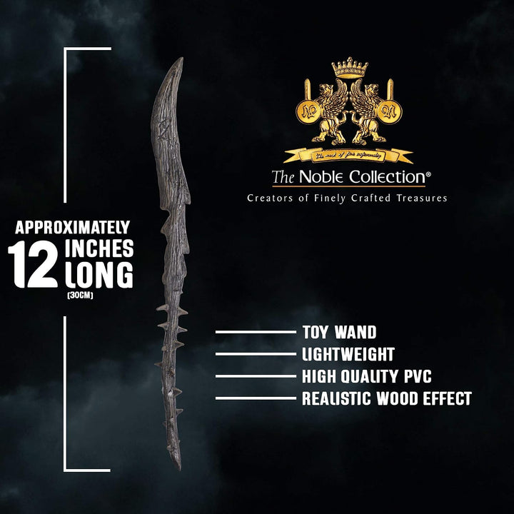 The Noble Collection NN6318 Todesser Dornenstab &amp; 3D-Lesezeichen 30Cm