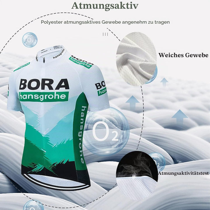Herren Fahrradbekleidung set Kurzarm Herrentrikot Radhose Radtrikots für Herren Schnelltrocknend Atm