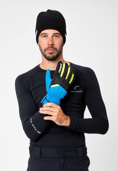 Reusch Herren Baldo R-tex Xt Atmungsaktiv Kurzer Abschluss Winter-Handschuhe 6.5 4452 Brill.blue/Bla