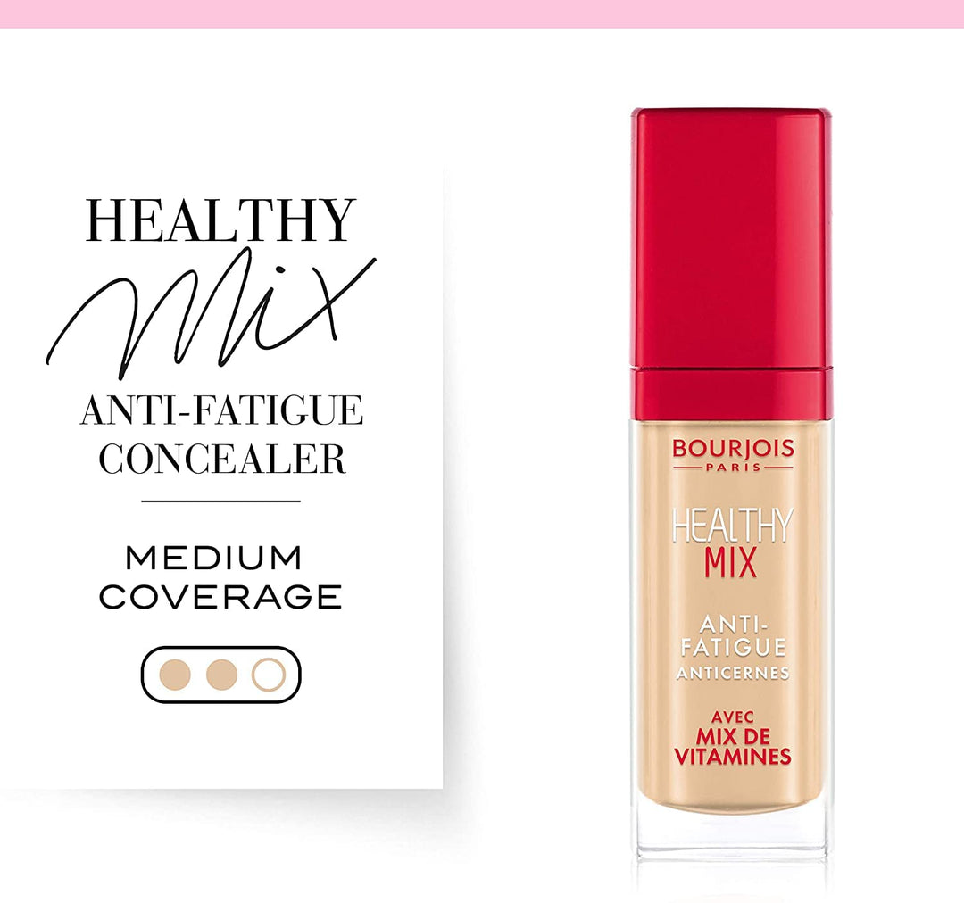 3x Bourjois Healthy Mix Anti Fatigue Concealer - 53 Fonce Dark