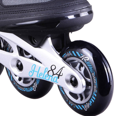 K2 Skates Damen Helena 84 Inline Skates EU: 40.5 (UK: 7 / US: 9.5) black - blue, EU: 40.5 (UK: 7 / U