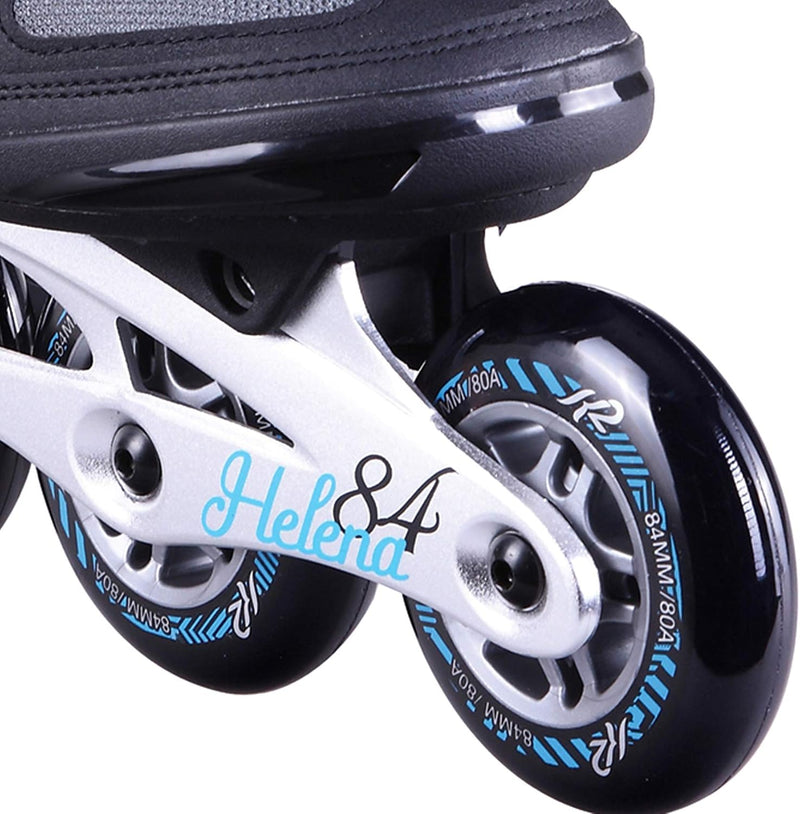 K2 Skates Damen Helena 84 Inline Skates EU: 40 (UK: 6.5 / US: 9) black - blue, EU: 40 (UK: 6.5 / US: