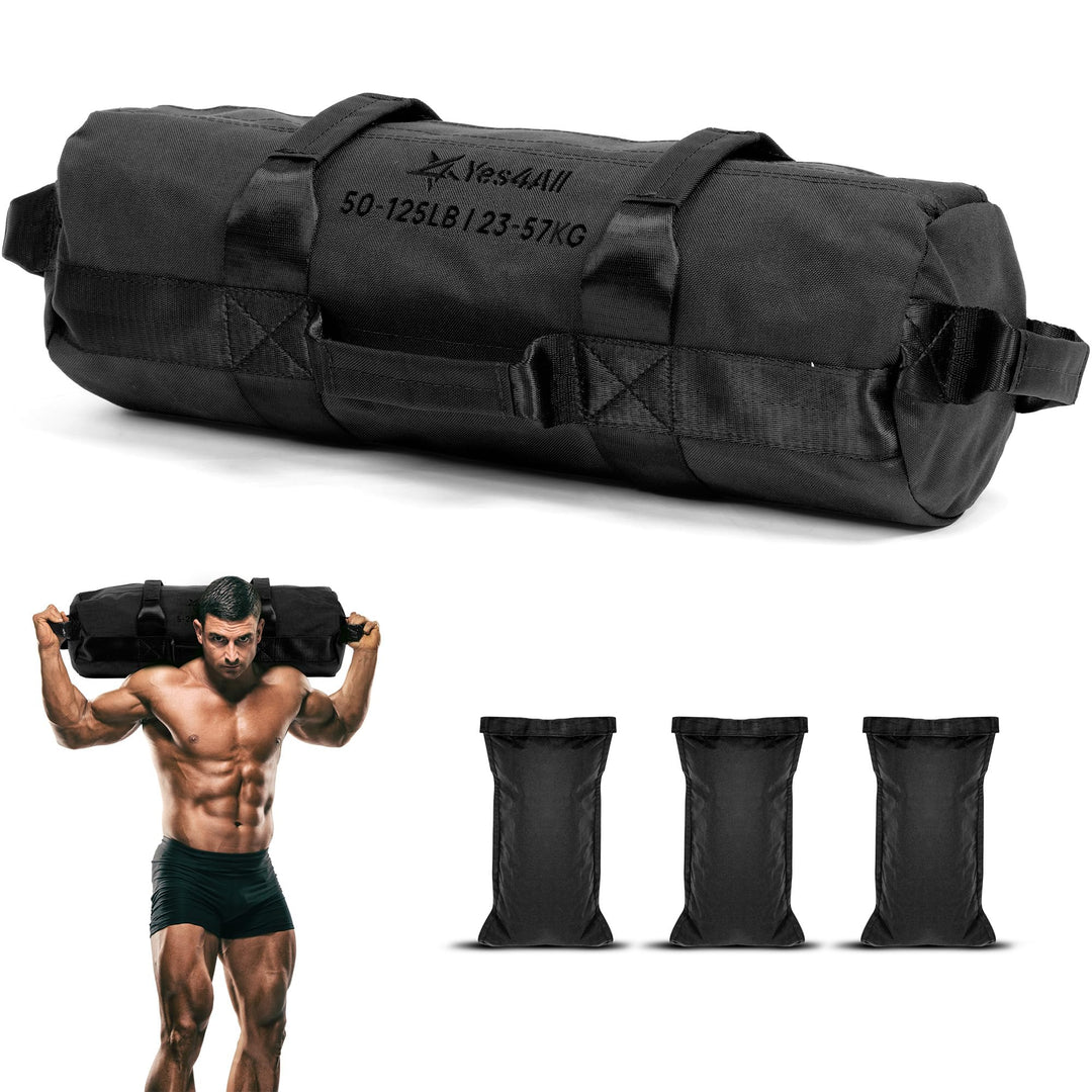 Yes4All Sandsäcke zum Trainieren, verstellbare Sandsäcke für Krafttraining mit Griffen, mehrere Farb