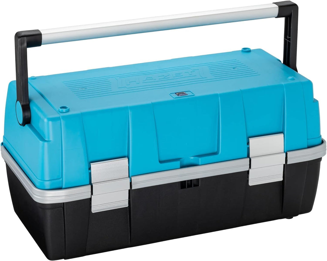 HAZET Kunststoff-Werkzeugkasten 190L-3 | leer | 55 x 25 x 27 cm | stabiler und robuster Werkzeugkast