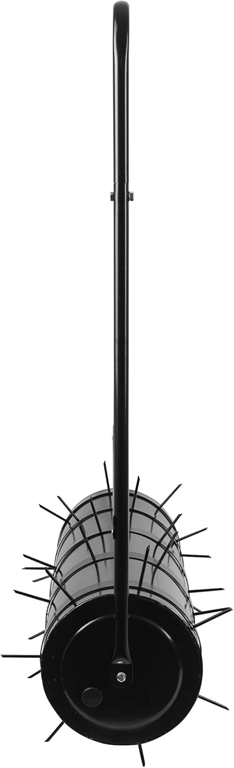 ADGO Gartenwalze Rasenwalze mit Spikes 50 x 28 cm Hoch für Rasen Stahltrommel 30L Garden Yard Kit Wa