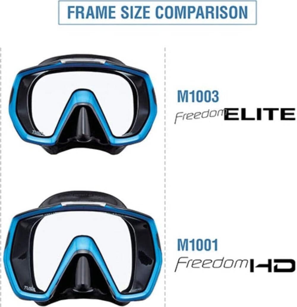 Tusa Freedom Elite Tauchmaske (M-1003) (Rose Pink/Black)