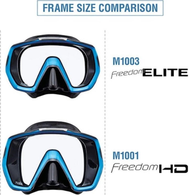 Tusa Freedom Elite Tauchmaske (M-1003) (Rose Pink/Black)