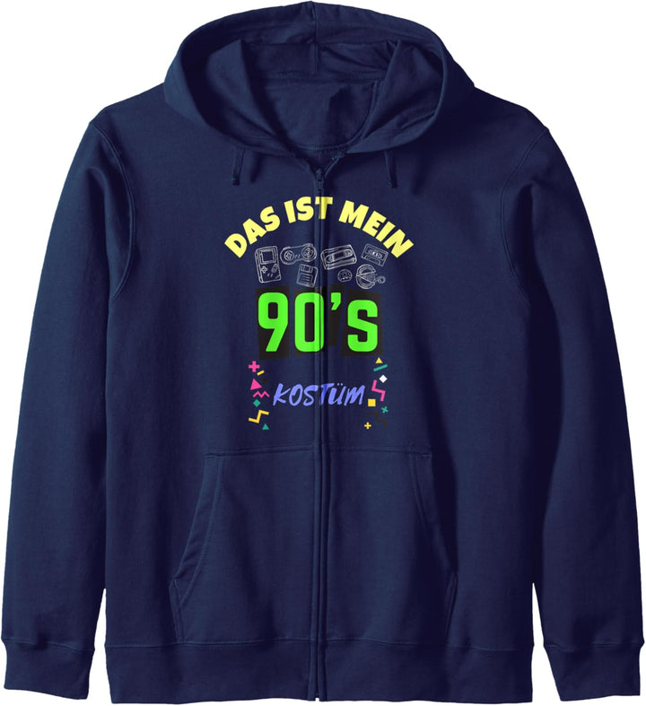 Das ist Mein 90er Jahre Kostüm Last Minute Geschenk Herren Kapuzenjacke