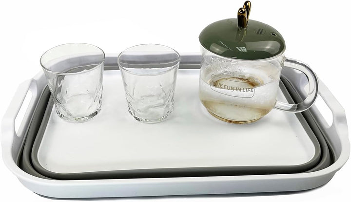 SAMMART Zusammenklappbare Wanne – Faltbare Spülwanne – tragbares Waschbecken – platzsparende Kunstst