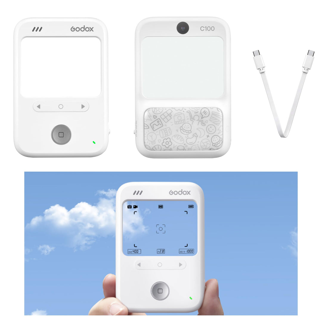Godox C100 Belichtungsmesser Kamera mit transparentem Sucher und OTG | Optischer Sucher mit nahtlose
