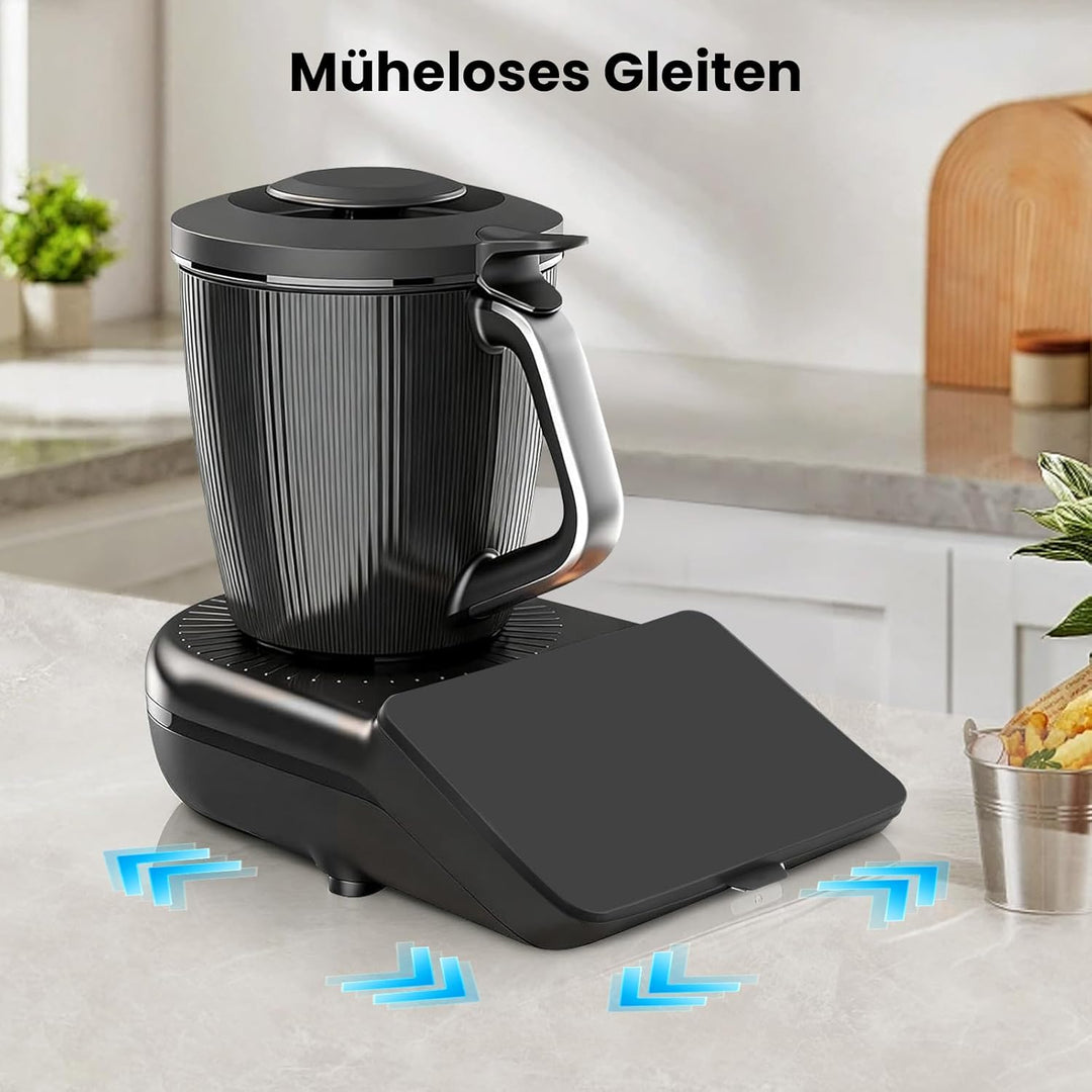 GEEKHOM Gleitbrett für Thermomix TM7 Zubehör Inkl. Brett mit Spatelhalter & Display Abdeckung | Leic