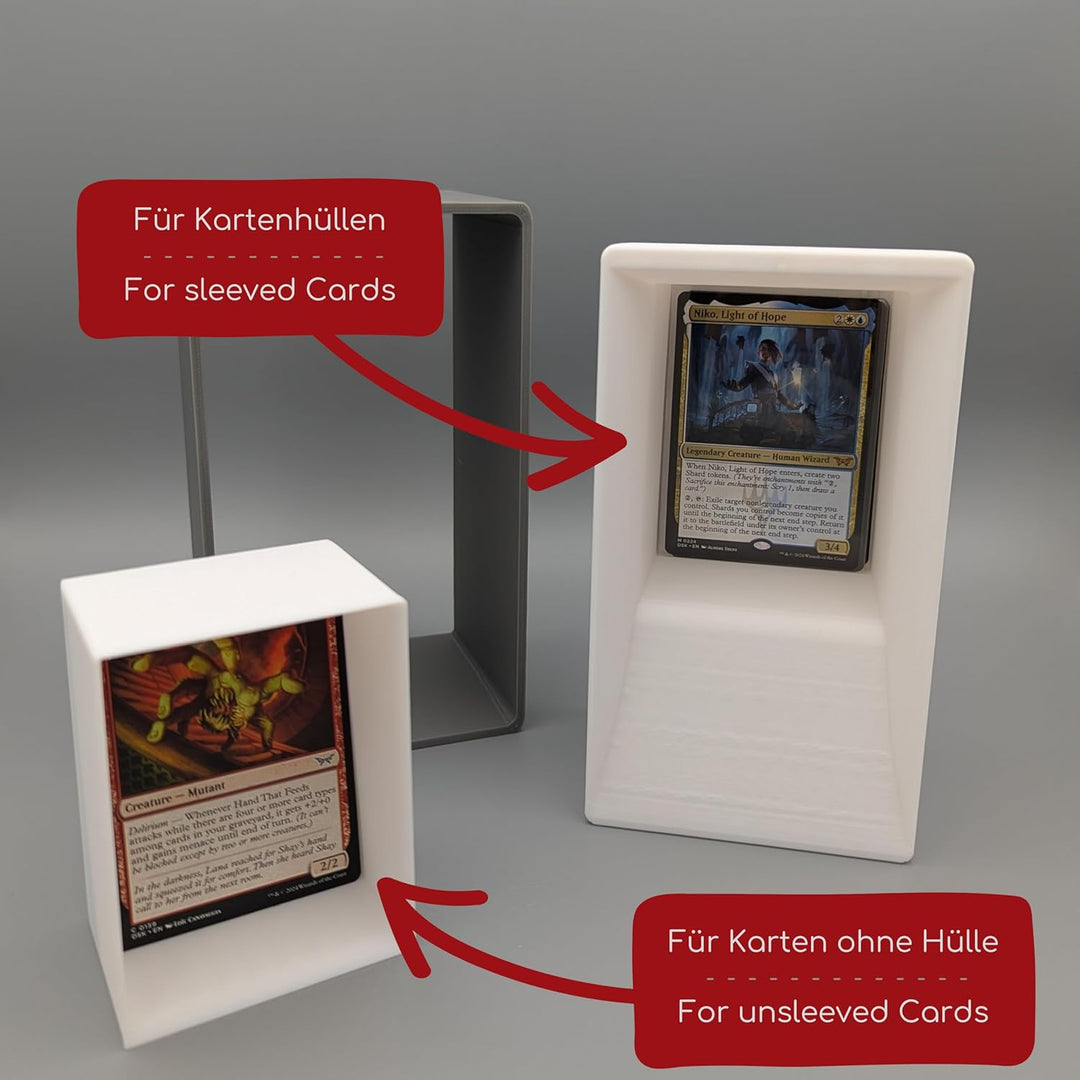 ScanBox für unsleeved und sleeved MTG Karten; Elementar Version; Schnelles Scannen und Preisauskunft