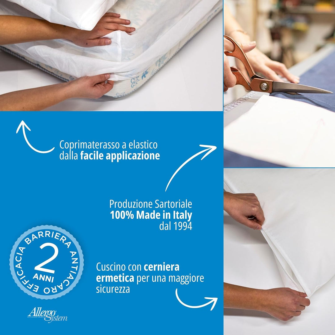 Allergosystem Cloud Travel Sets, Polyester, Keine Angabe, 90x200x20cm, 90x200x20cm