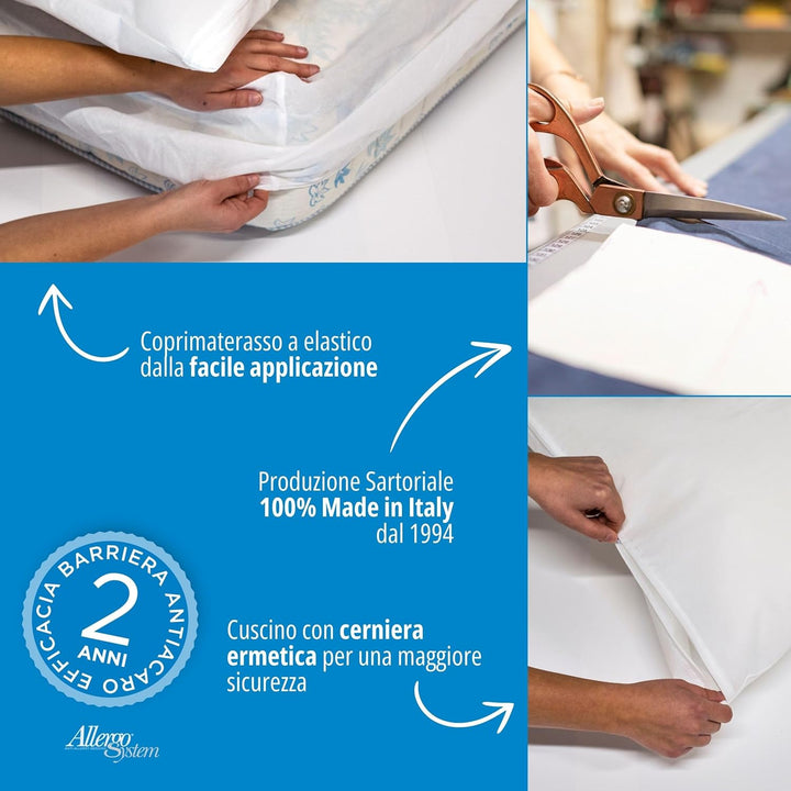 Allergosystem Cloud Travel Sets, Polyester, Keine Angabe, 90x200x20cm, 90x200x20cm