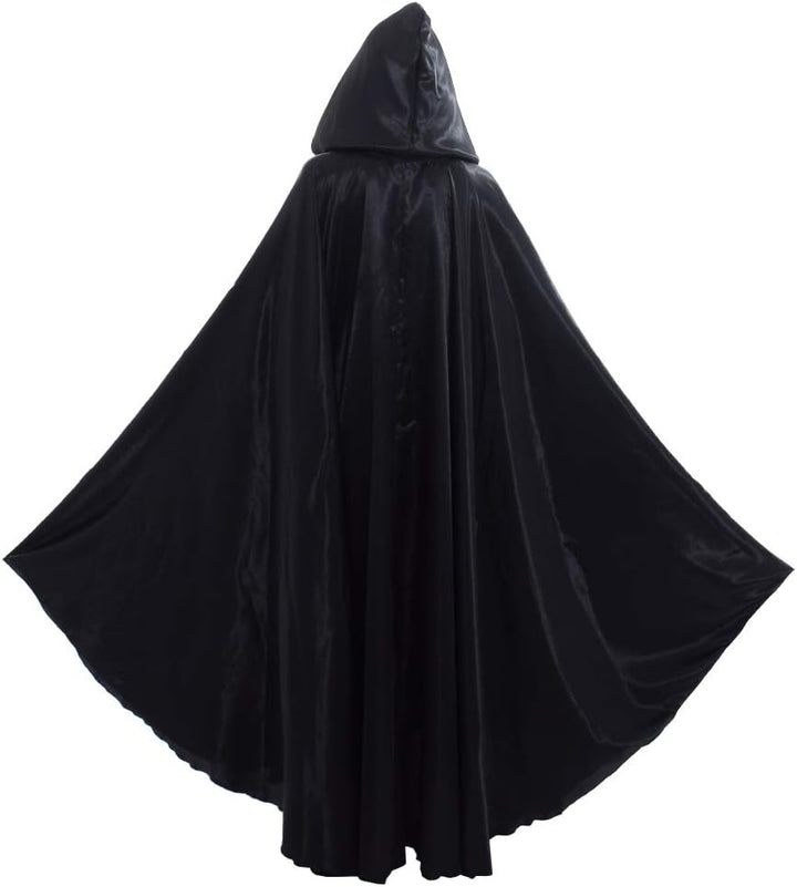 GRACEART Damen Cape Umhang Mit Kapuze Mittelalter Mantel Lang Halloween kostüm Für Hochzeit Braut Ab