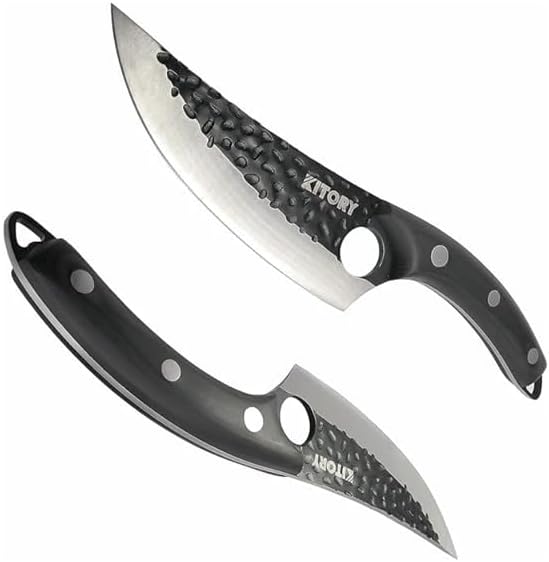 Kitory Kochmesser Küchenmesser Scharf Wikinger Messer Profi Chefmesser Fleischmesser Outdoor Messer