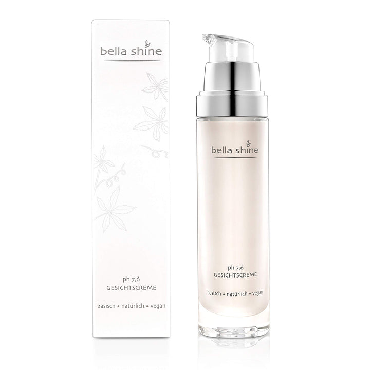 Bella Shine Gesichtscreme - Anti-Aging Creme für jeden Hauttyp, Feuchtigkeitscreme mit Mandelöl, She