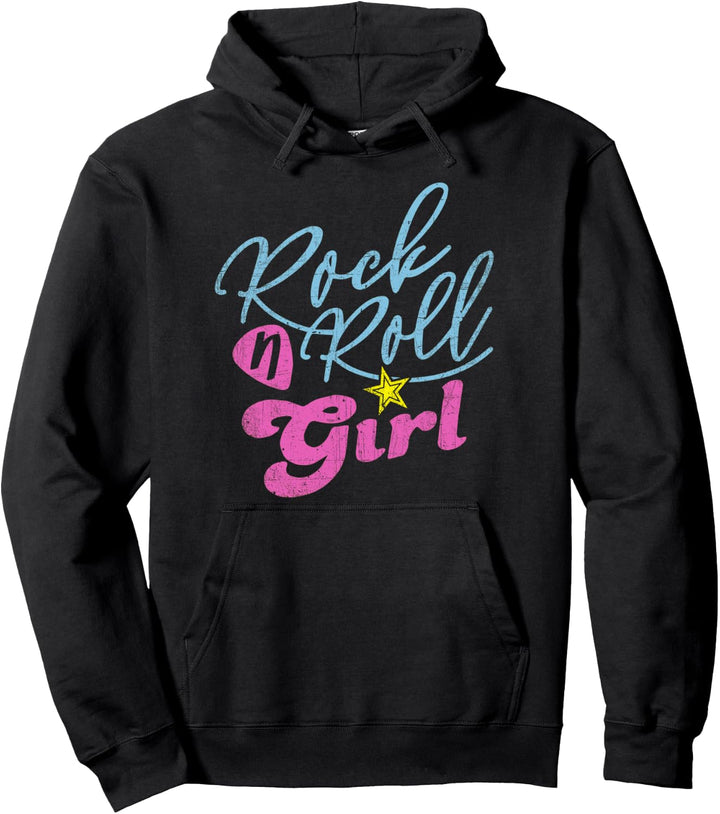 Halloween Rock N Roll Mädchen Pullover Retro Kostüm Pullover Hoodie