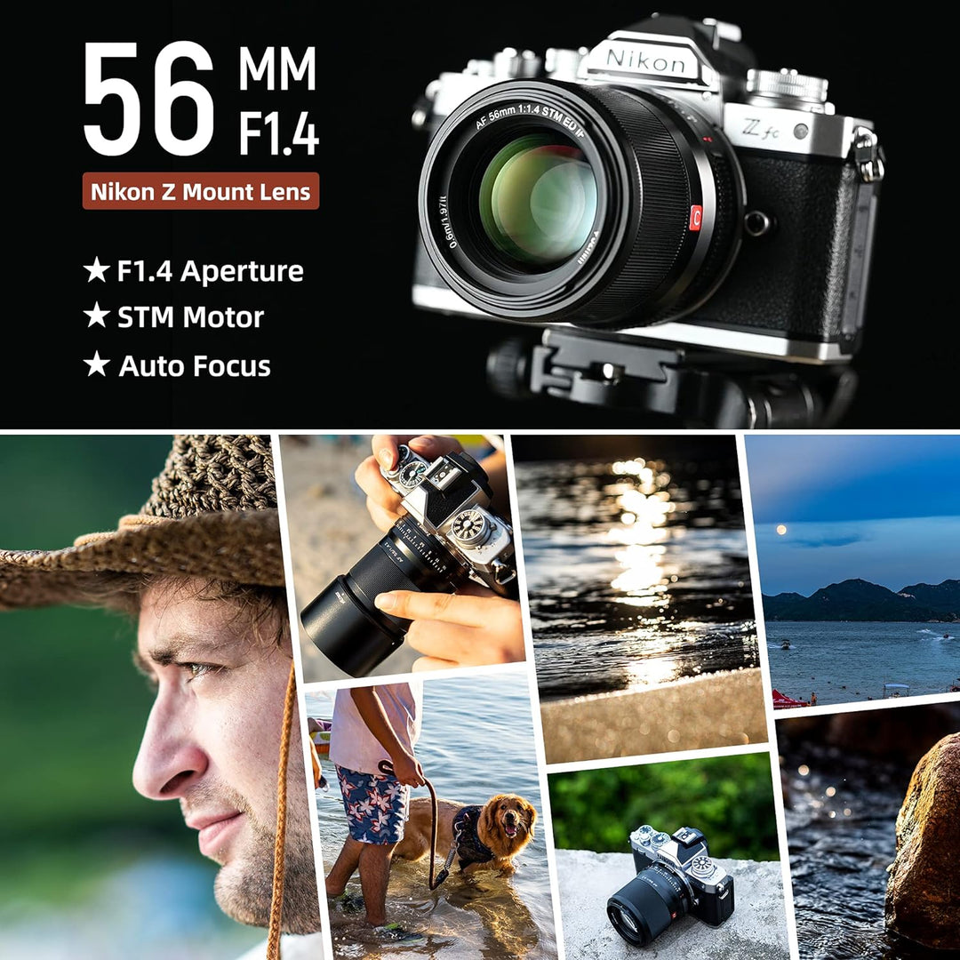 VILTROX 56mm F1.4 Z Autofokus APS-C mit Progressiv Motor Unterstützen Sie die Augenkontrolle Porträt